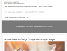 Tablet Screenshot of kayseriweb.com
